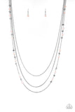 Colorful Cadence - Pink Necklace - Paparazzi Accessories Necklace Bedazzle Me Pretty Mobile Fashion Boutique