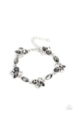 Colorful Captivation - Silver Bracelet - Paparazzi Accessories Bracelet Bedazzle Me Pretty Mobile Fashion Boutique