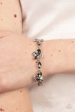 Colorful Captivation - Silver Bracelet - Paparazzi Accessories Bracelet Bedazzle Me Pretty Mobile Fashion Boutique