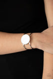 Colorful Cosmos - White Bracelet - Paparazzi Accessories Bracelet Bedazzle Me Pretty Mobile Fashion Boutique
