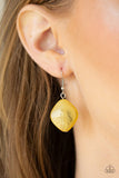 Colorful Couture - Yellow Necklace - Paparazzi Accessories Necklace Bedazzle Me Pretty Mobile Fashion Boutique