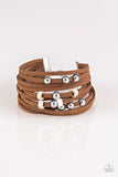 Colorfully Coachella - White Bracelet - Paparazzi Accessories Bracelet Bedazzle Me Pretty Mobile Fashion Boutique