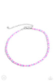 Colorfully GLASSY - Pink Necklace - Paparazzi Accessories Necklace Bedazzle Me Pretty Mobile Fashion Boutique