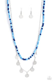Comet Candy - Blue Necklace - Paparazzi Accessories Necklace Bedazzle Me Pretty Mobile Fashion Boutique