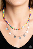 Comet Candy - Multi Necklace - Paparazzi Accessories Necklace Bedazzle Me Pretty Mobile Fashion Boutique