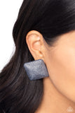 Commercially Corporate - Silver Post Earrings - Paparazzi Accessories Post Earrings Bedazzle Me Pretty Mobile Fashion Boutique