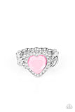 Committed to Cupid - Pink Ring - Paparazzi Accessories Ring Bedazzle Me Pretty Mobile Fashion Boutique