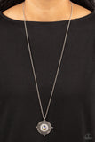 Compass Composure - Multi Necklace - Paparazzi Accessories Necklace Bedazzle Me Pretty Mobile Fashion Boutique
