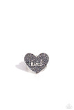 Compassionate Couture - Black Ring - Paparazzi Accessories Ring Bedazzle Me Pretty Mobile Fashion Boutique