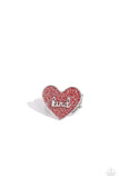 Compassionate Couture - Red Ring - Paparazzi Accessories Ring Bedazzle Me Pretty Mobile Fashion Boutique