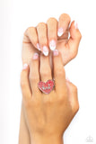 Compassionate Couture - Red Ring - Paparazzi Accessories Ring Bedazzle Me Pretty Mobile Fashion Boutique
