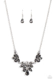 Completely Captivated - Silver Necklace - Paparazzi Accessories Necklace Bedazzle Me Pretty Mobile Fashion Boutique
