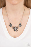 Completely Captivated - Silver Necklace - Paparazzi Accessories Necklace Bedazzle Me Pretty Mobile Fashion Boutique