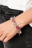 Completely Innocent - Pink Bracelet - Paparazzi Accessories Bracelet Bedazzle Me Pretty Mobile Fashion Boutique