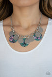 Confetti Confection - Blue Necklace - Paparazzi Accessories Necklace Bedazzle Me Pretty Mobile Fashion Boutique