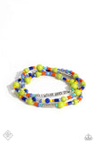 Confident Collision - Multi Bracelet - Paparazzi Accessories Bracelet Bedazzle Me Pretty Mobile Fashion Boutique