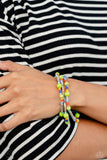 Confident Collision - Multi Bracelet - Paparazzi Accessories Bracelet Bedazzle Me Pretty Mobile Fashion Boutique