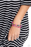 Confident Collision - Silver Bracelet - Paparazzi Accessories Bracelet Bedazzle Me Pretty Mobile Fashion Boutique