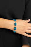 Confidently Colorful - Blue Bracelet - Paparazzi Accessories Bracelet Bedazzle Me Pretty Mobile Fashion Boutique