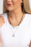 Constant as the Stars - Green Necklace - Paparazzi Accessories Necklace Bedazzle Me Pretty Mobile Fashion Boutique