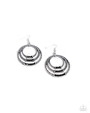 Contemporary Culture - Black Earrings - Paparazzi Accessories Earrings Bedazzle Me Pretty Mobile Fashion Boutique