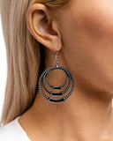 Contemporary Culture - Black Earrings - Paparazzi Accessories Earrings Bedazzle Me Pretty Mobile Fashion Boutique