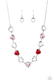 Contemporary Cupid - Multi Necklace - Paparazzi Accessories Necklace Bedazzle Me Pretty Mobile Fashion Boutique