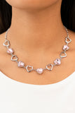 Contemporary Cupid - Pink Necklace - Paparazzi Accessories Necklace Bedazzle Me Pretty Mobile Fashion Boutique