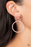 CONTOUR Guide - Copper Post Earrings - Paparazzi Accessories Post Earrings Bedazzle Me Pretty Mobile Fashion Boutique