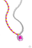 Contrasting Candy - Multi Necklace - Paparazzi Accessories Necklace Bedazzle Me Pretty Mobile Fashion Boutique