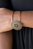Cool Compass - Copper Bracelet - Paparazzi Accessories Bracelet Bedazzle Me Pretty Mobile Fashion Boutique