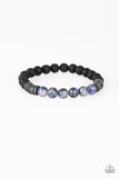 Cool-Headed - Blue Bracelet - Paparazzi Accessories Bracelet Bedazzle Me Pretty Mobile Fashion Boutique