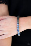 Cool-Headed - Blue Bracelet - Paparazzi Accessories Bracelet Bedazzle Me Pretty Mobile Fashion Boutique