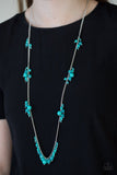 Coral Reefs - Green Necklace - Paparazzi Accessories Necklace Bedazzle Me Pretty Mobile Fashion Boutique