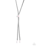 Corporate Cascade - Pink Necklace - Paparazzi Accessories Necklace Bedazzle Me Pretty Mobile Fashion Boutique