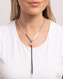 Corporate Cascade - Pink Necklace - Paparazzi Accessories Necklace Bedazzle Me Pretty Mobile Fashion Boutique