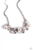 Corporate Catwalk - Pink Necklace - Paparazzi Accessories Necklace Bedazzle Me Pretty Mobile Fashion Boutique