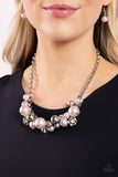 Corporate Catwalk - Pink Necklace - Paparazzi Accessories Necklace Bedazzle Me Pretty Mobile Fashion Boutique
