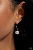 Corporate Catwalk - White Necklace - Paparazzi Accessories Necklace Bedazzle Me Pretty Mobile Fashion Boutique