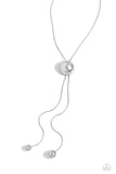 Corporate Couture - Silver Necklace - Paparazzi Accessories Necklace Bedazzle Me Pretty Mobile Fashion Boutique