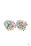Corsage Character - Multi Post Earrings - Paparazzi Accessories Post Earrings Bedazzle Me Pretty Mobile Fashion Boutique