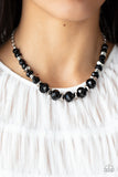 Cosmic Cadence - Black Necklace - Paparazzi Accessories Necklace Bedazzle Me Pretty Mobile Fashion Boutique