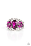 Cosmic Clique - Pink Ring - Paparazzi Accessories Ring Bedazzle Me Pretty Mobile Fashion Boutique