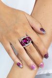 Cosmic Clique - Pink Ring - Paparazzi Accessories Ring Bedazzle Me Pretty Mobile Fashion Boutique