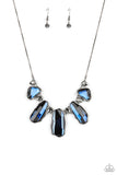 Cosmic Cocktail - Blue Necklace - Paparazzi Accessories Necklace Bedazzle Me Pretty Mobile Fashion Boutique