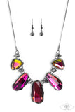 Cosmic Cocktail - Multi Necklace - Paparazzi Accessories Necklace Bedazzle Me Pretty Mobile Fashion Boutique