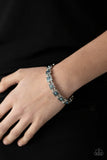 Cosmic Conquest - Blue Bracelet - Paparazzi Accessories Bracelet FS-Bedazzle Me Pretty Mobile Fashion Boutique