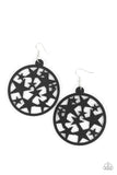 Cosmic Paradise - Black Earrings - Paparazzi Accessories Earrings Bedazzle Me Pretty Mobile Fashion Boutique