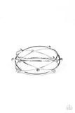 Cosmic Sparkle - Silver Bracelet - Paparazzi Accessories Bracelet Bedazzle Me Pretty Mobile Fashion Boutique