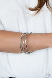 Cosmic Sparkle - Silver Bracelet - Paparazzi Accessories Bracelet Bedazzle Me Pretty Mobile Fashion Boutique